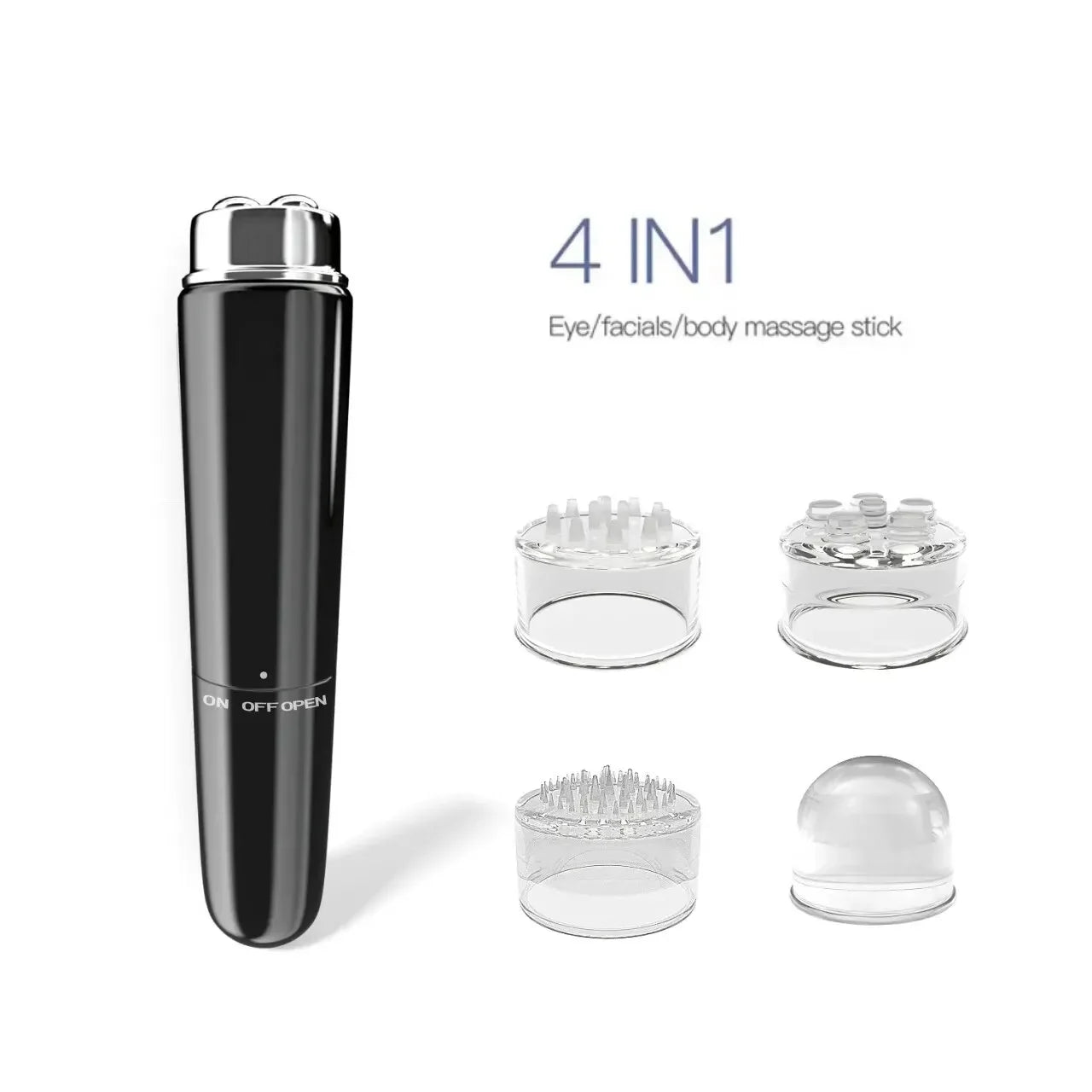 4-in-1 Electric Eye Massager Reducing Dark Circles, Eye Bags, and Puffiness