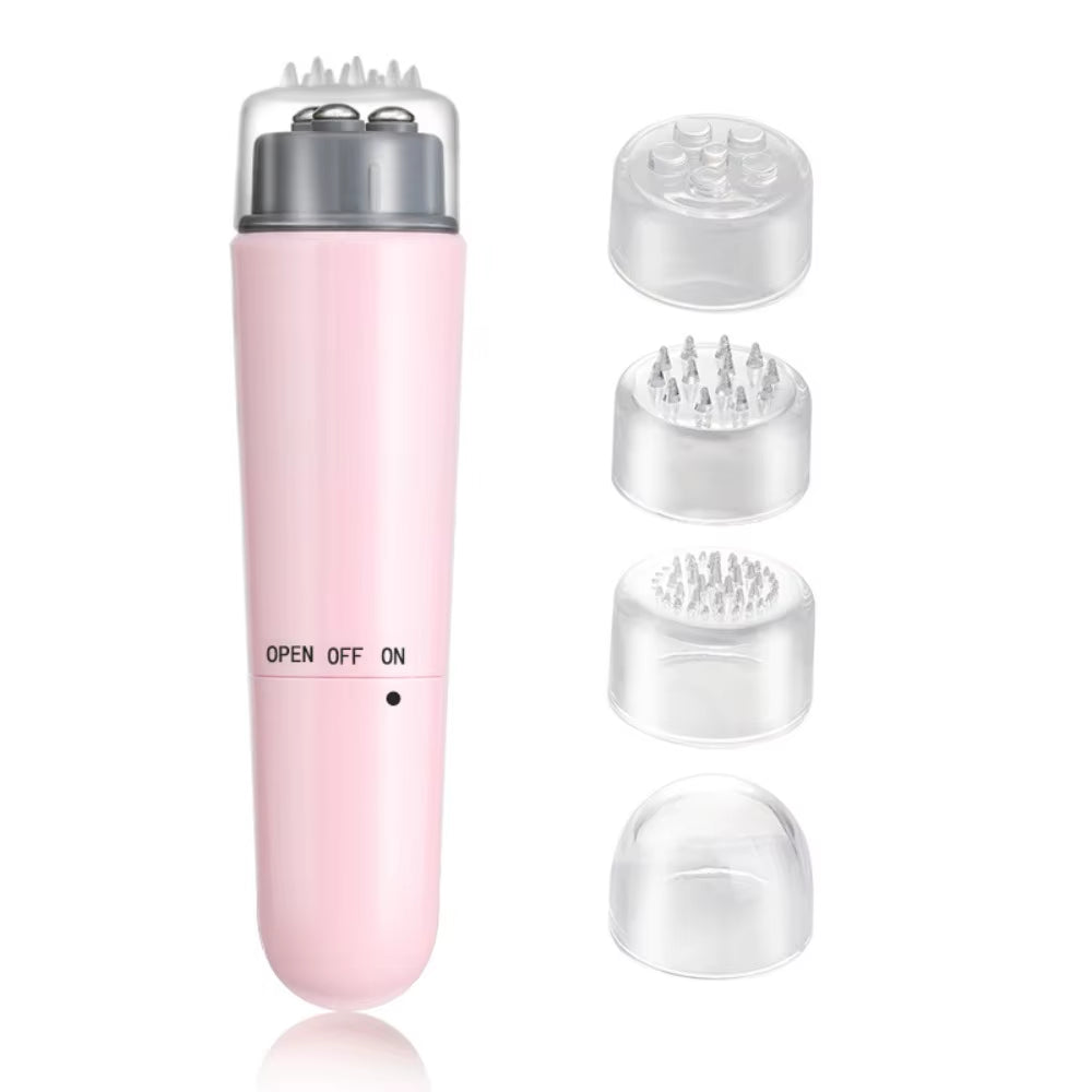 Household 4 in 1 Electric Facial Massager Micro Vibration ABS Eye Beauty Instruments Portable Mini Eye Massage