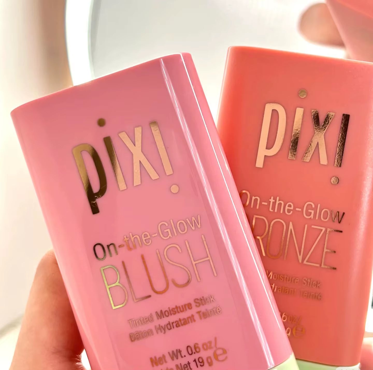 Pixi Makeup Brush Blush Stick - Long-Lasting Waterproof Cream Blusher for Cheeks