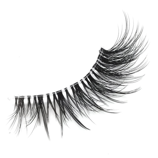7 Pairs of Natural Look Cat Eye Eyelashes 
