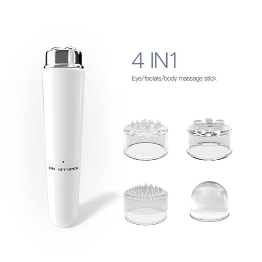 4-in-1 Electric Eye Massager Reducing Dark Circles, Eye Bags, and Puffiness